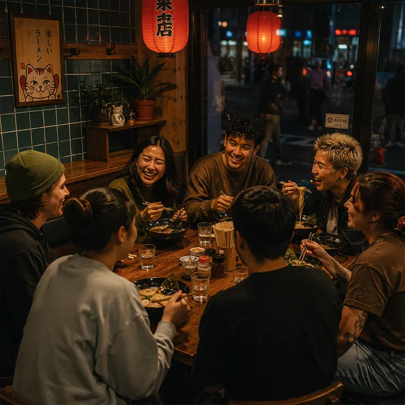 Weekly slurp ramen night event